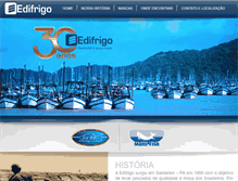 Tablet Screenshot of edifrigo.com.br